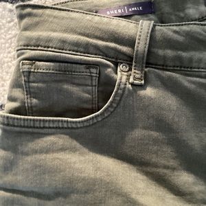 Women's Size 6 Jeans, Greenish-Gray